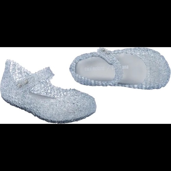 Mini Melissa Campana Papel Baby
Size: 11
Color: GLITTER HOLOGRAFIC gently worn - Picture 4 of 9